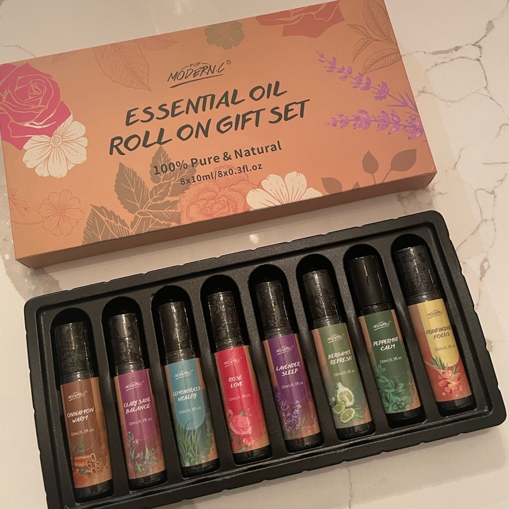 Essential Oil Roll on Kit - 8 piece